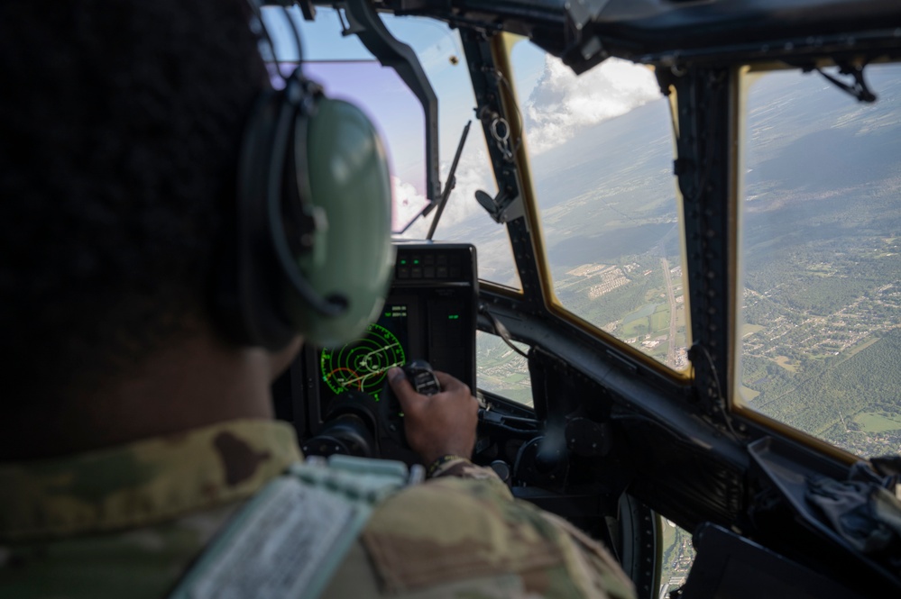 All-black Gunship crew performs flyover at Red Tails Classic