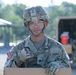 Spc. Robert Broughton waits for the Pistol Excellence in Competition event