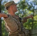 Sgt. James Ranstead throws an M67 training grenade.