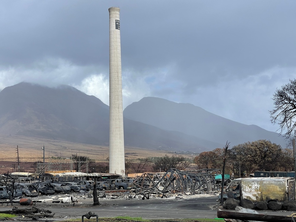 Photos showing Lahaina area as of Aug. 28, 2023