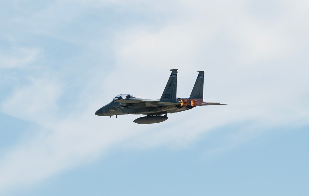 Relampago VIII / ADLA 2023; Maj. Gen. Carlos Fernando Silva Rueda flight with 125th FW