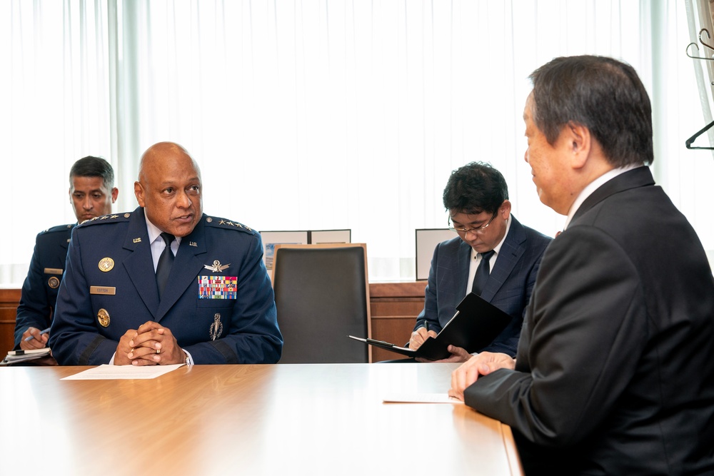 USSTRATCOM Commander Gen. Anthony Cotton visits Japan. First overseas visit demonstrates ironclad commitment to allies