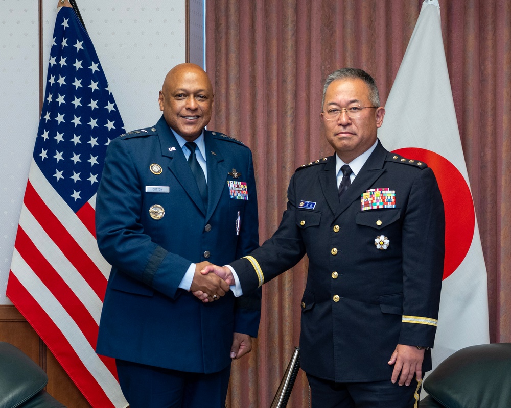 USSTRATCOM Commander Gen. Anthony Cotton visits Japan.  First overseas visit demonstrates ironclad commitment to allies