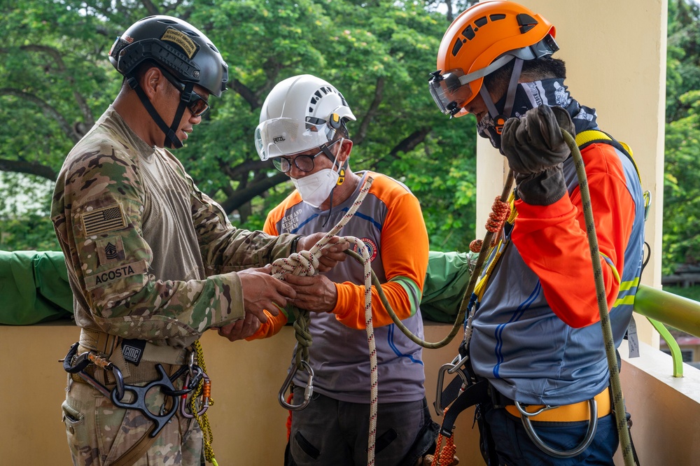 Hawaii National Guard joins Philippine Armed Forces in Urban Search and Rescue Exchange for Pacific Partnership 2023