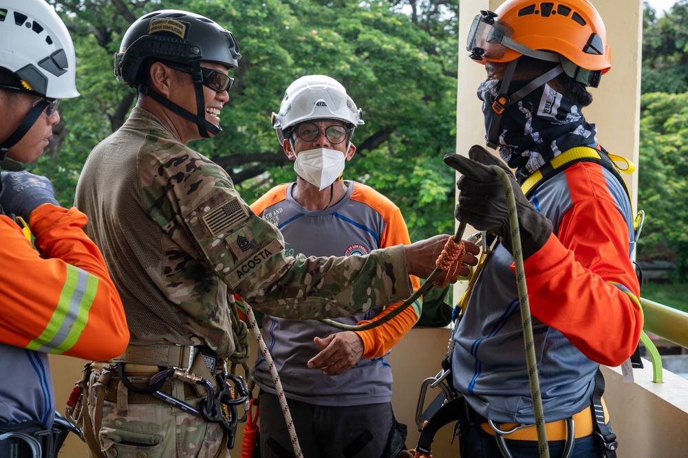 Hawaii National Guard joins Philippine Armed Forces in Urban Search and Rescue Exchange for Pacific Partnership 2023