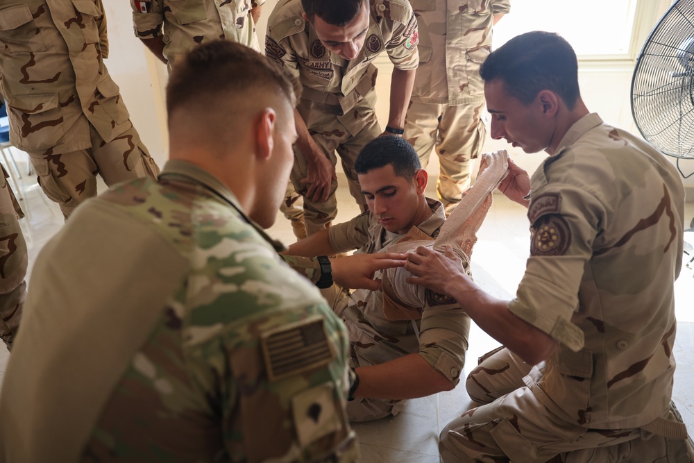 U.S., Egyptian Service Members Conduct Tactical Combat Casualty Care Training