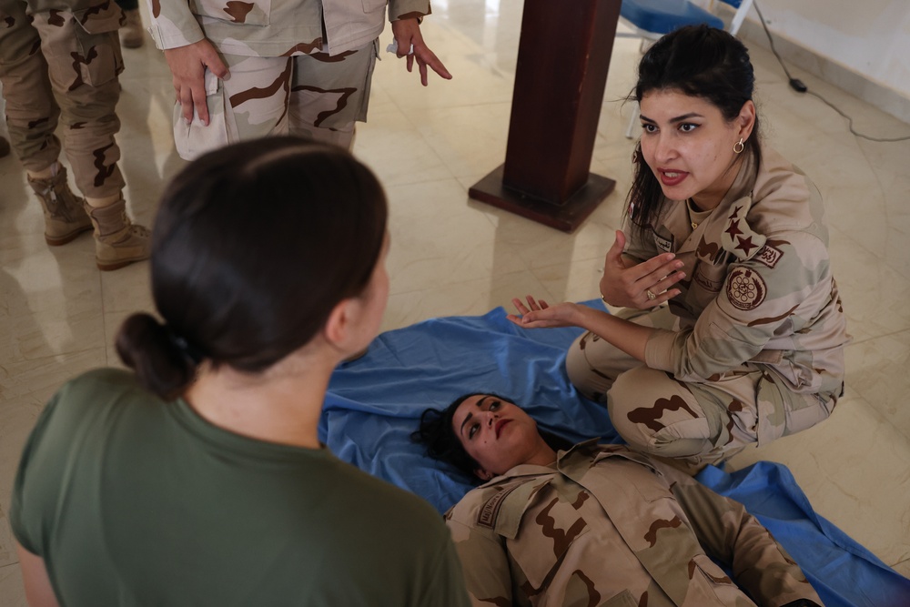 U.S., Egyptian Service Members Conduct Tactical Combat Casualty Care Training