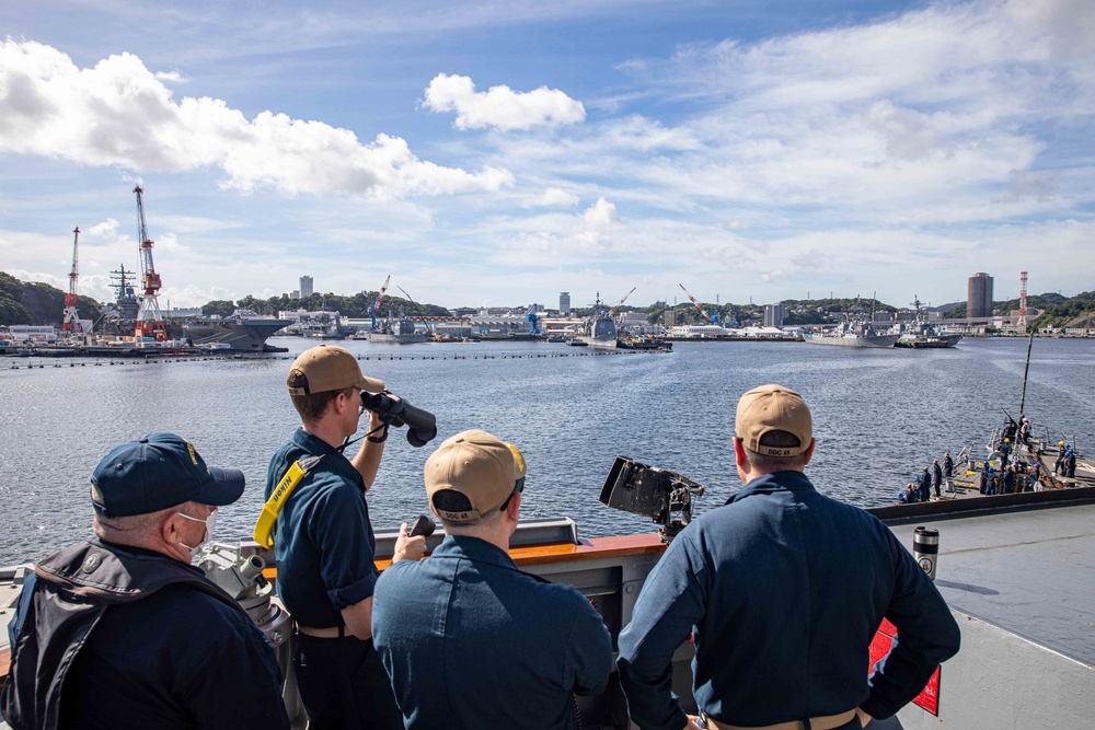 USS Benfold Returns to Home Port