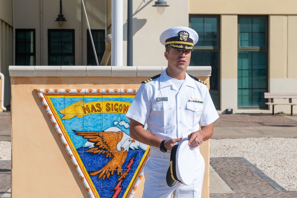 Public Works Officer Promotion on NAS Sigonella