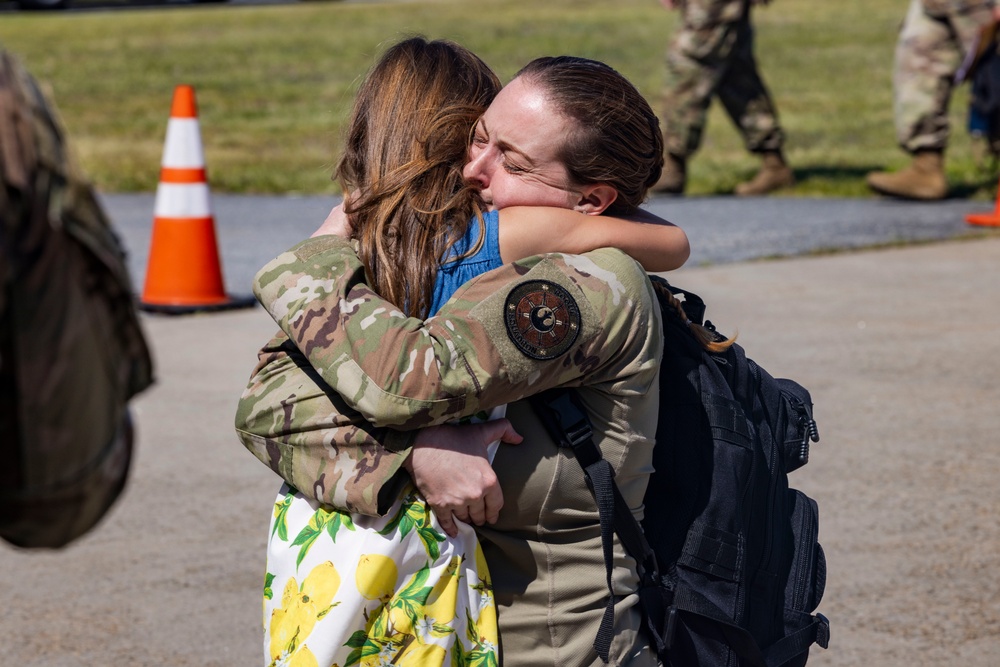 Labor Day reunion: Rhode Warriors return from AFRICOM deployment