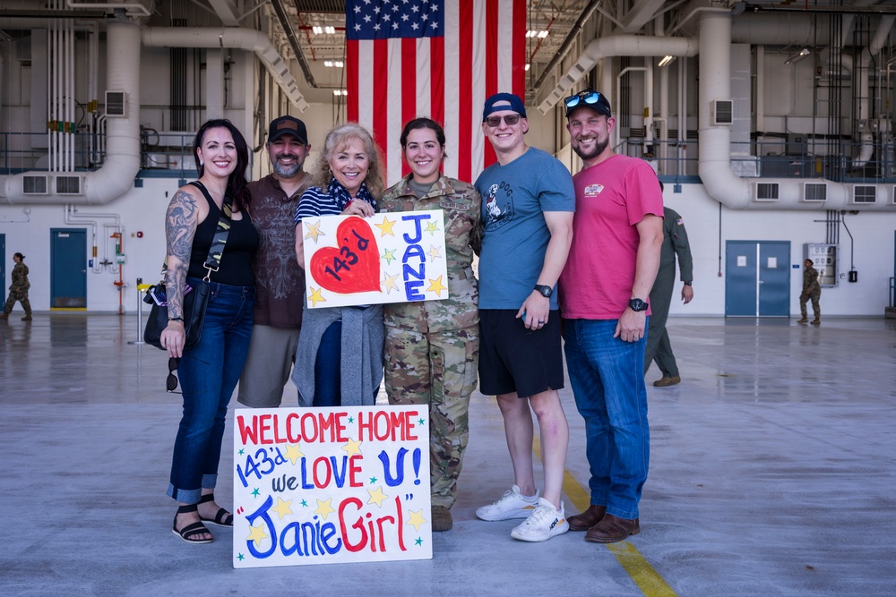 Labor Day reunion: Rhode Warriors return from AFRICOM deployment