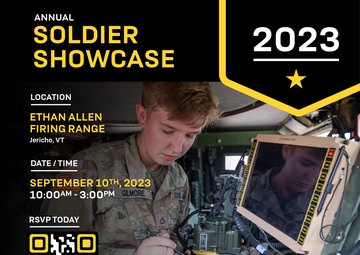 Vermont Army National Guard to host Soldier Showcase