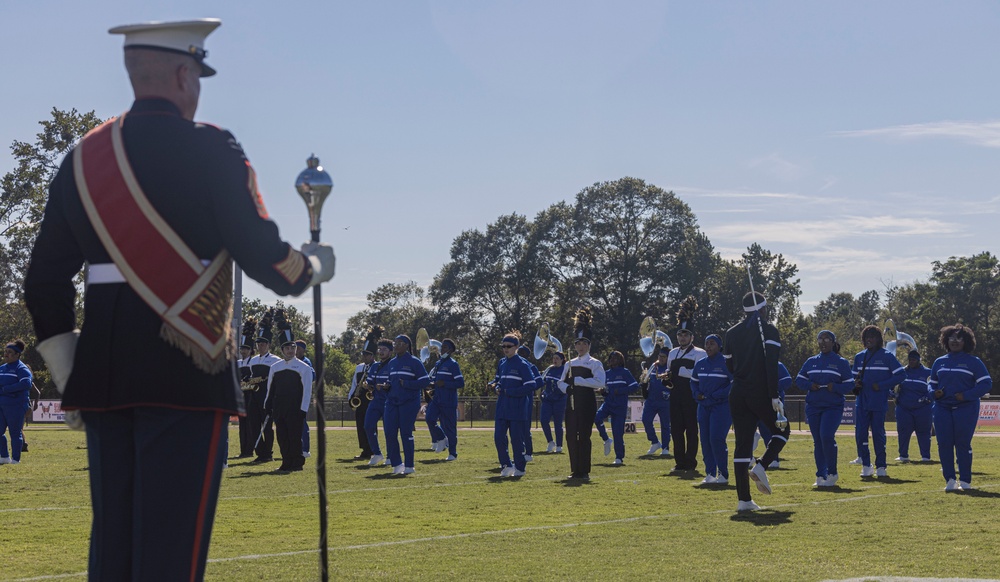 2d MARDIV Band Performs at the University of North Carolina Pembroke