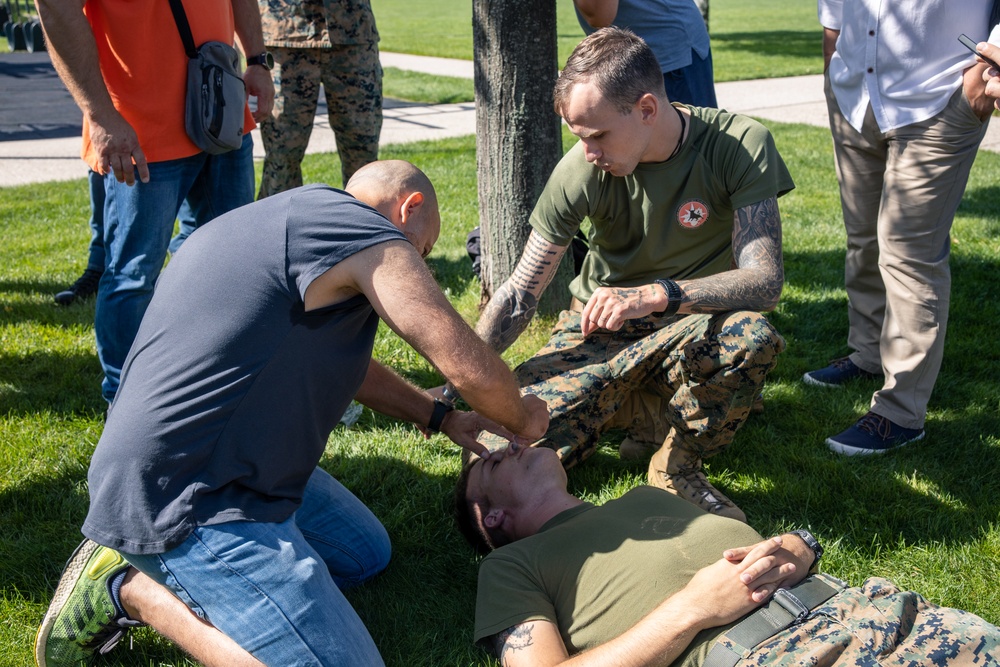 FASTEUR TCCC training with Bosnian LGF