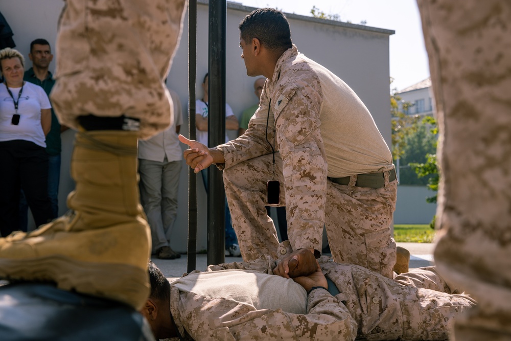 FASTEUR Teaches Bosnian LGF Vehicle Searching And Detainee Handling Tactics