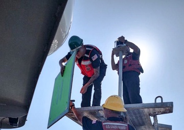 Coast Guard conducts aids to navigation repairs following Hurricane Idalia