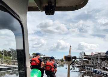 Coast Guard conducts aids to navigation repairs following Hurricane Idalia