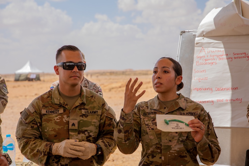 Bright Star 2023 medical situational training exercise