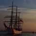 Returning from four-month training deployment in Europe, Coast Guard Cutter Eagle anchors in New York Harbor