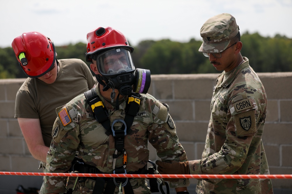 55th CERFP Search Rescue Conduct Training Missions on Camp Ripley Training Center