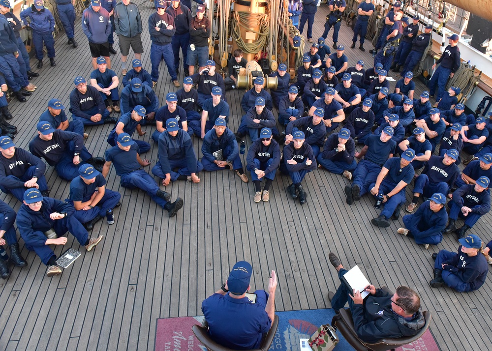 Class in session aboard Coast Guard Cutter Eagle