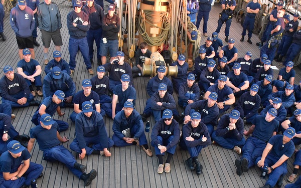 Class in session aboard Coast Guard Cutter Eagle