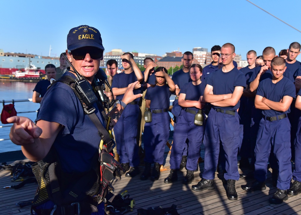 School of the Ship training prepares cadets for life aboard CGC Eagle