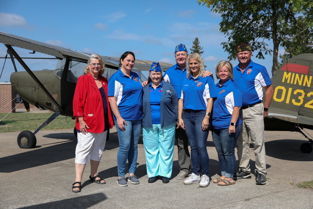 National VFW Auxiliary President, Carla Martinez, Visits Camp Ripley Training Center