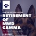 MWD Gamma Retirement Ceremony Flyer