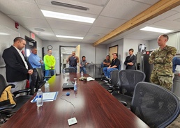 LA District commander visits district projects, people