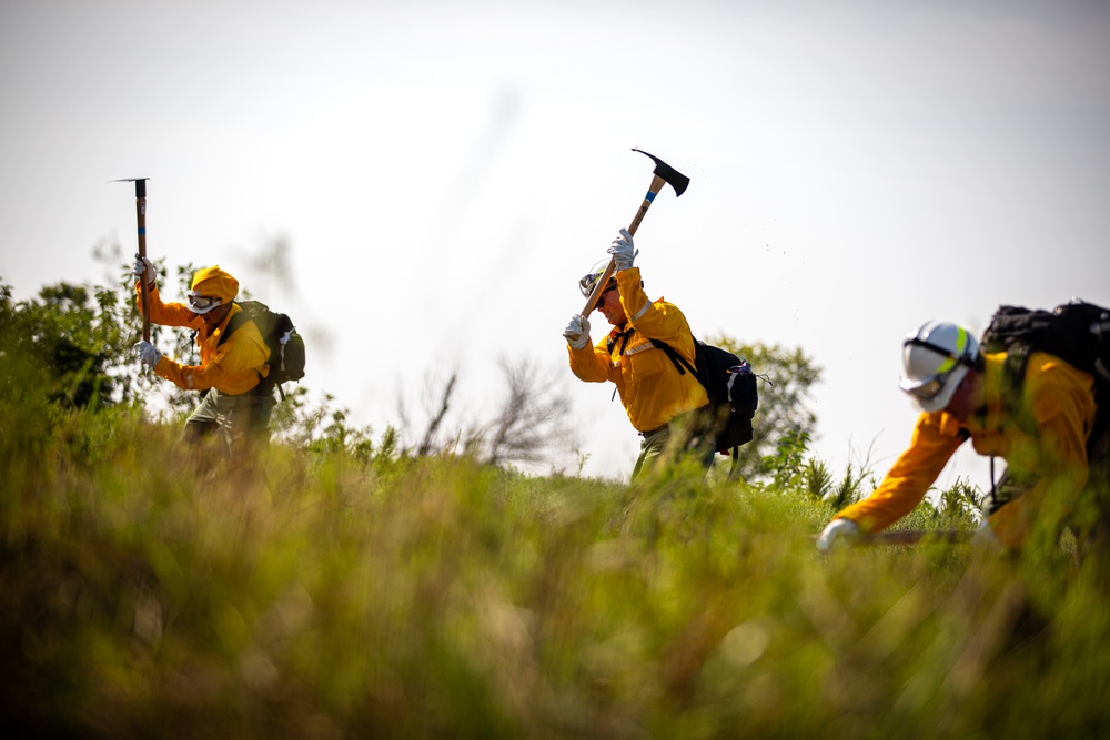 Oklahoma Army National Guard holds first Wildland Firefighting Course