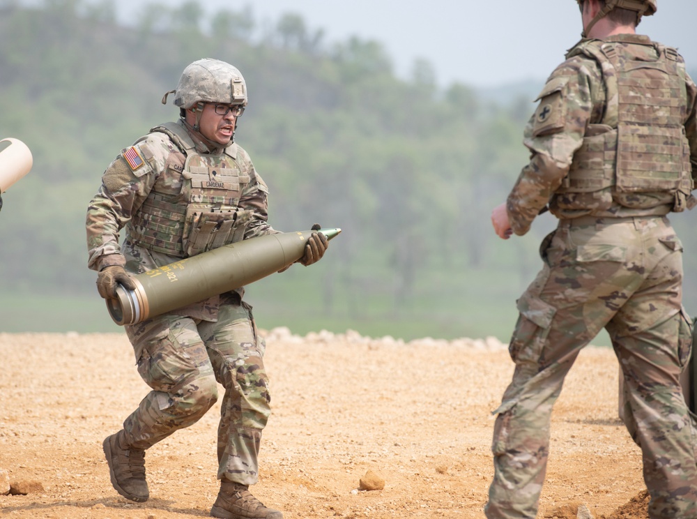 Training with Direct-fire Artillery at Fort McCoy