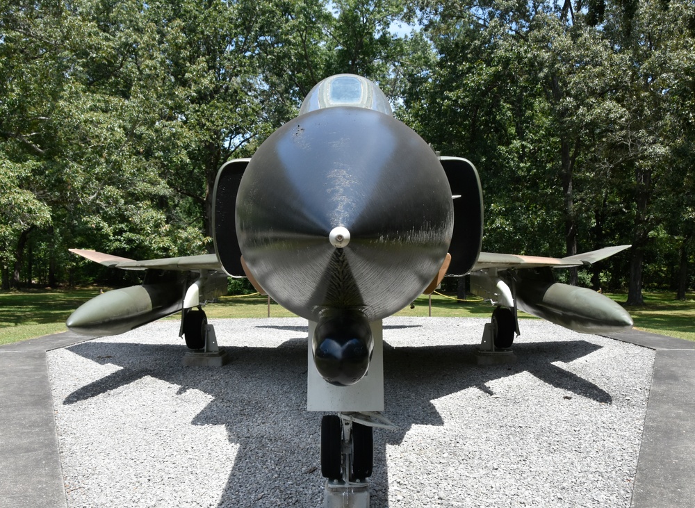 F-4C Phantom II display at Arnold AFB honors Wynne and Golberg