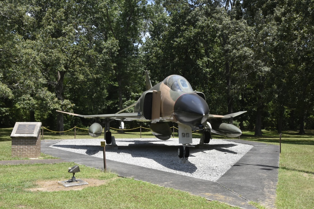 F-4C Phantom II display at Arnold AFB honors Wynne and Golberg