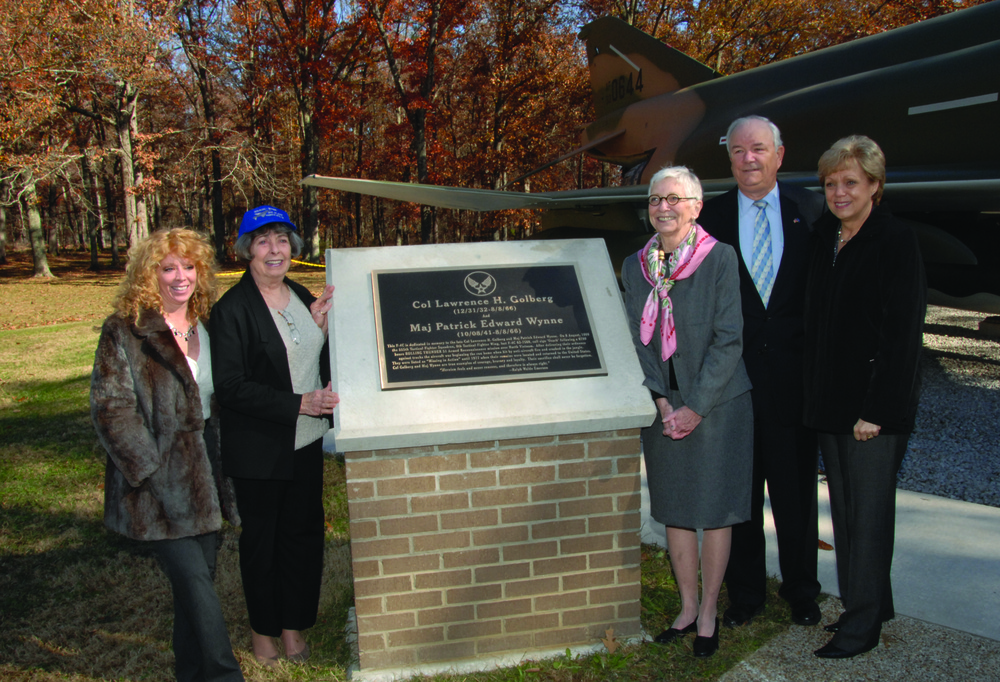 F-4C Phantom II display at Arnold AFB honors Wynne and Golberg