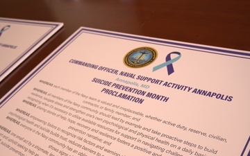 Suicide Awareness and Prevention Month Proclamation