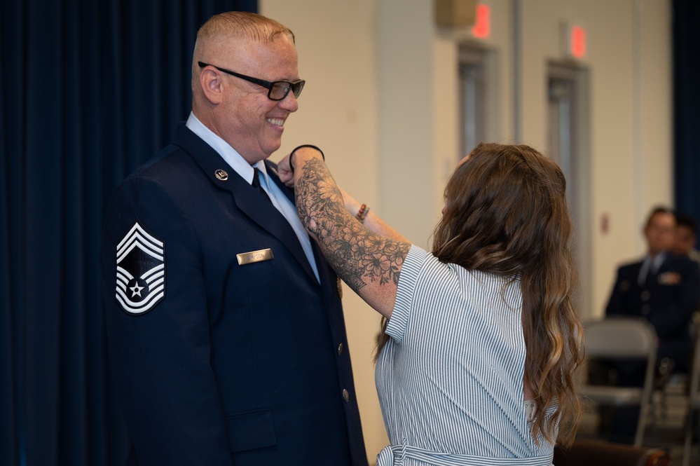 Chief Master Sgt. Patrick Simpson retires after 26 years of service