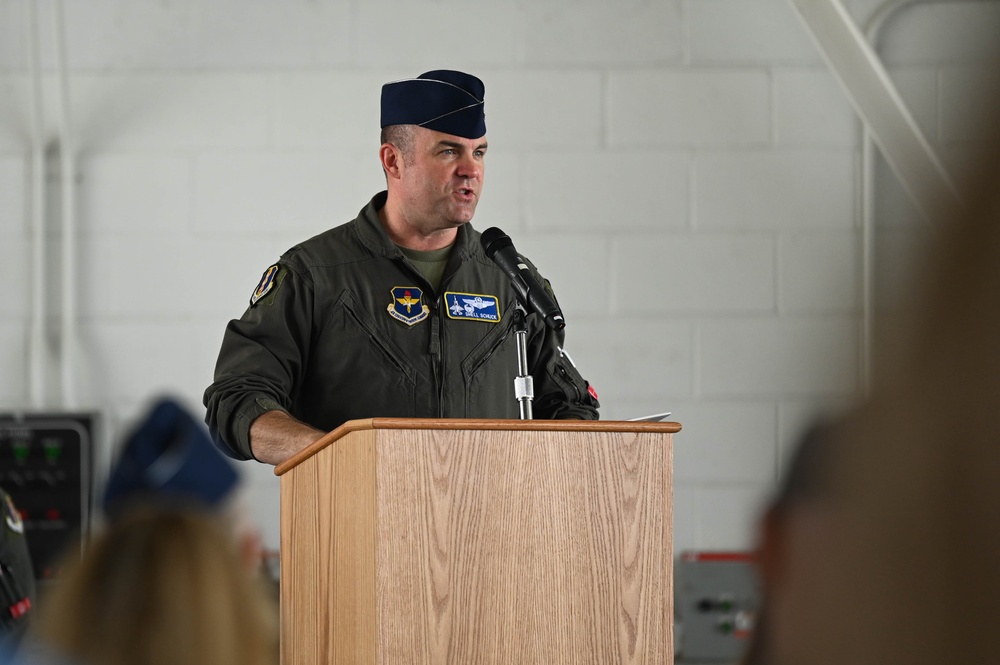 60th Fighter Squadron change of command