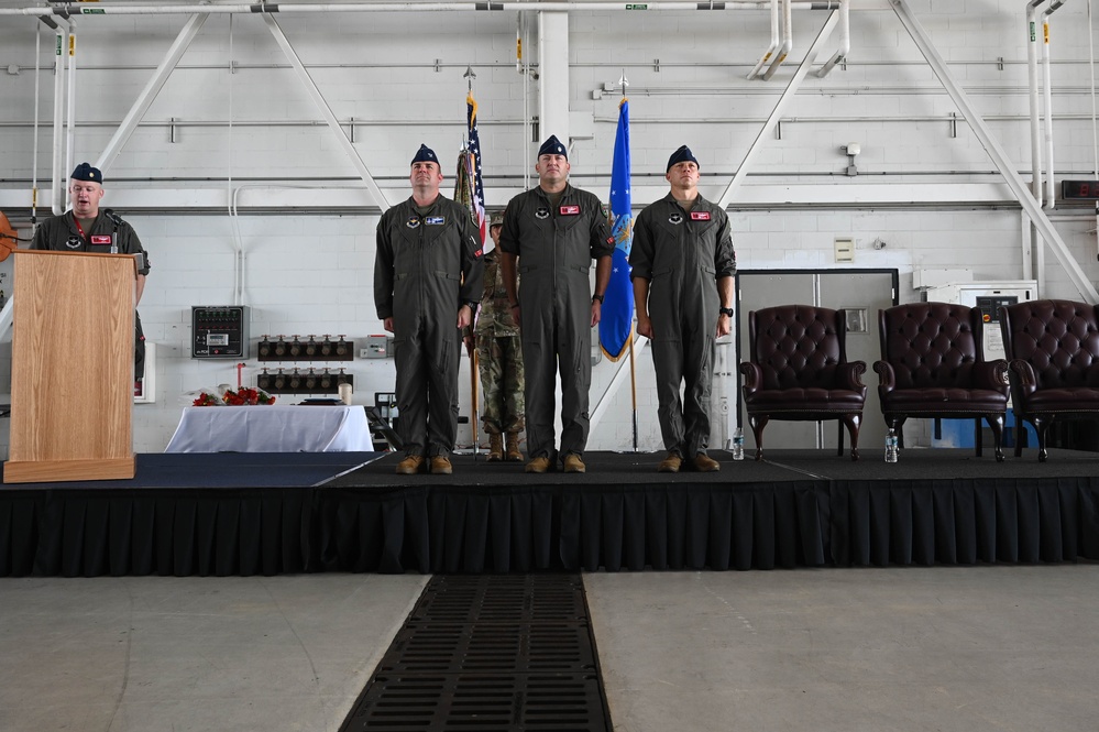 60th Fighter Squadron change of command