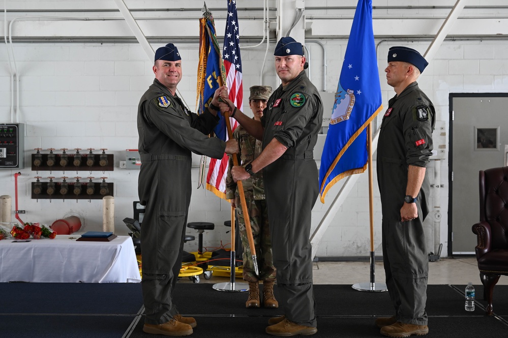 60th Fighter Squadron change of command