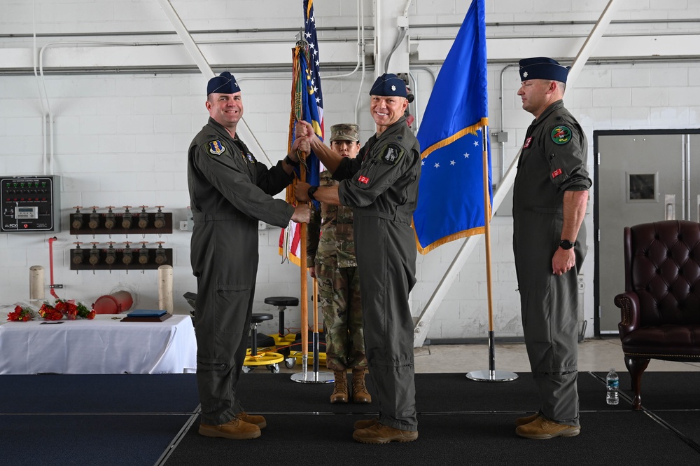 60th Fighter Squadron change of command