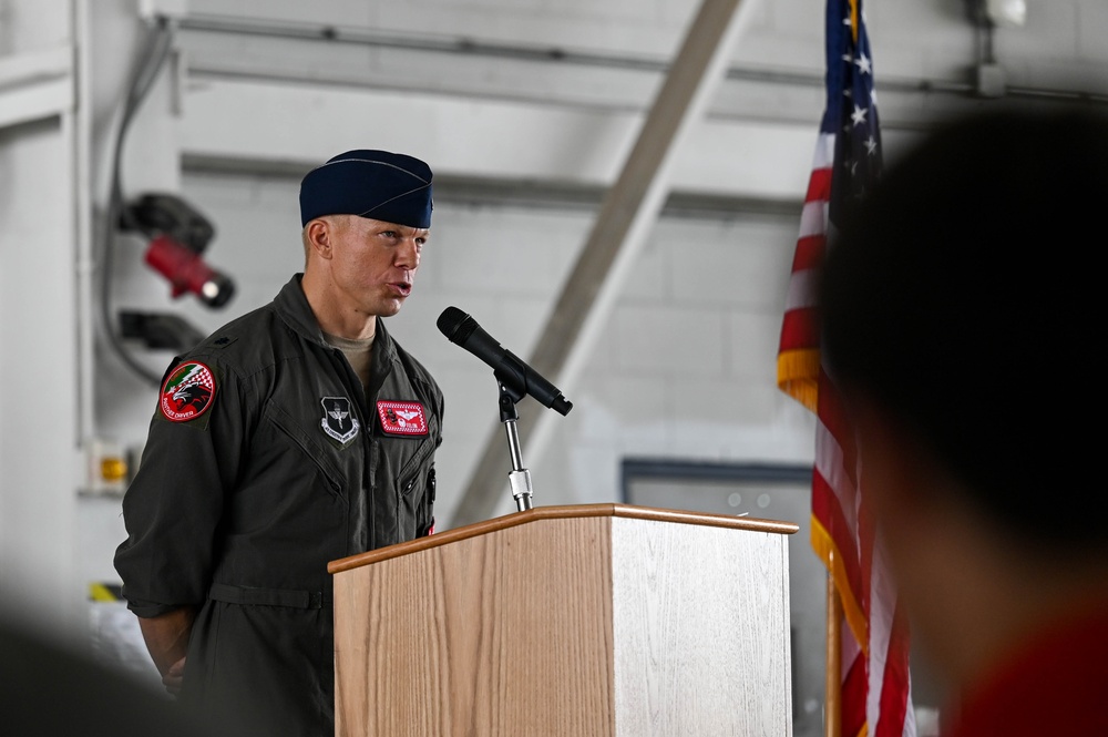 60th Fighter Squadron change of command