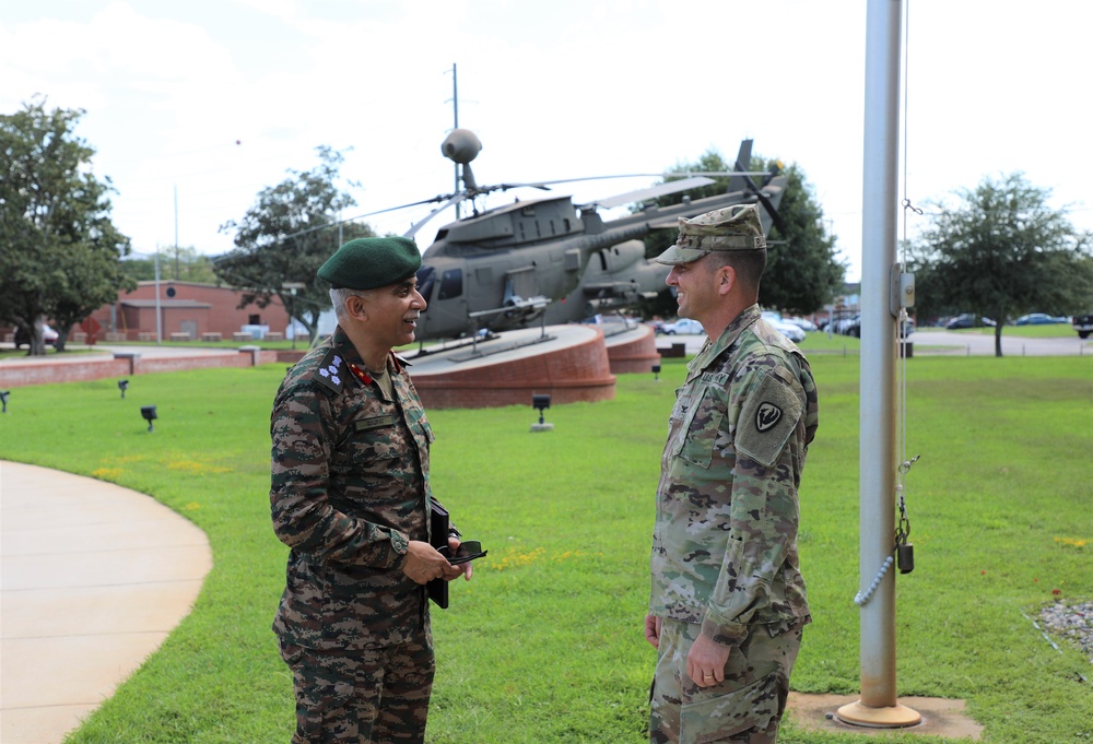 Brigadier Sharma Visit to Fort Novosel