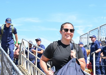 U.S. Coast Guard Cutter Tampa returns home following 67-day patrol in the Florida Straits and Windward Passage