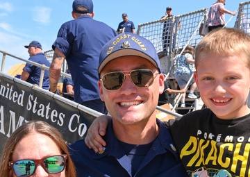 U.S. Coast Guard Cutter Tampa returns home following 67-day patrol in the Florida Straits and Windward Passage