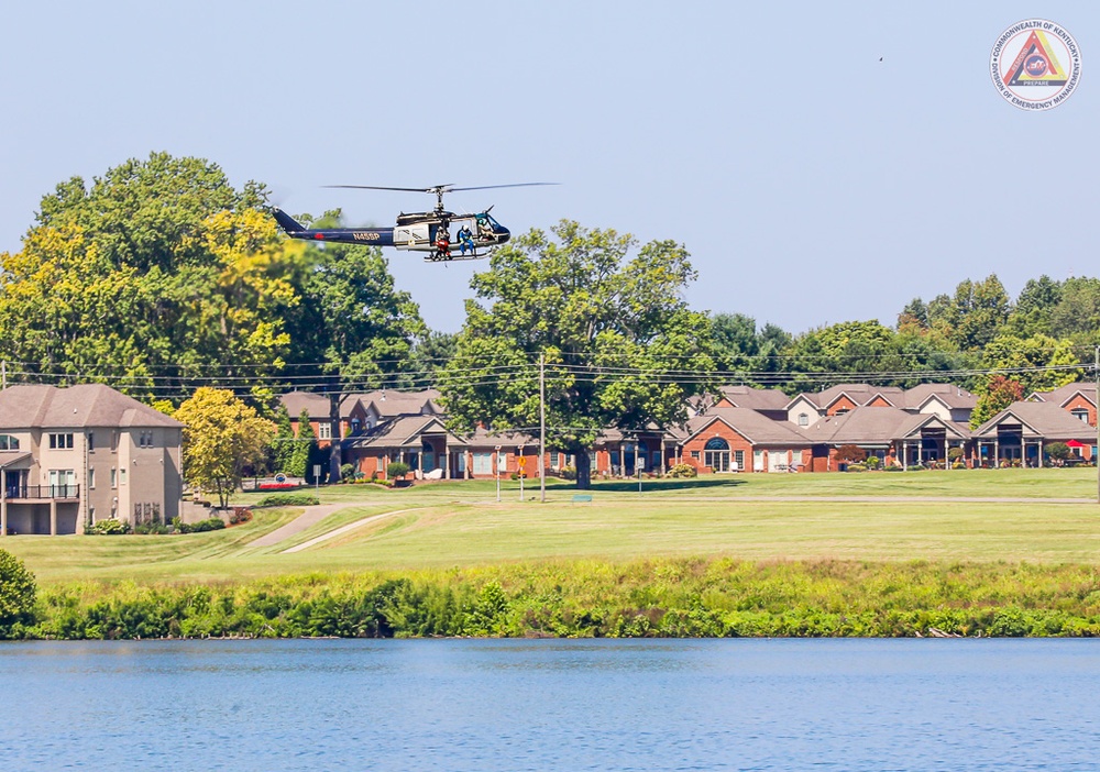 KYEM partners with KSP for Lifesaving Swift Water Hoist Training