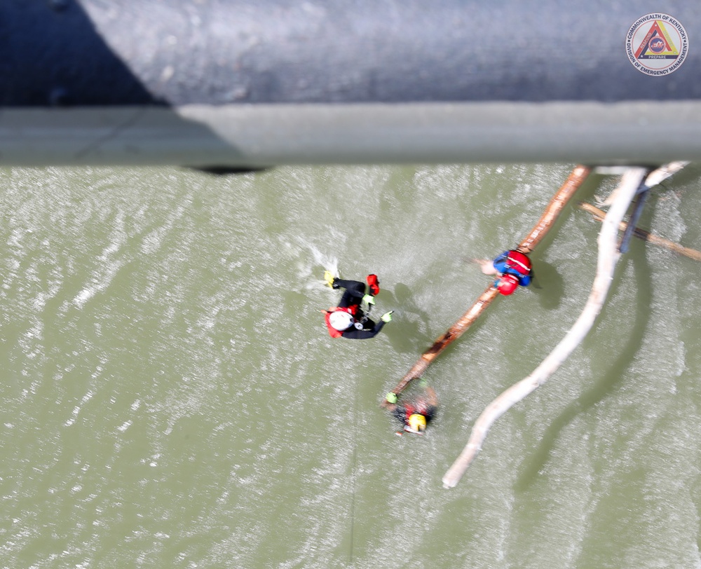 KYEM partners with KSP for Lifesaving Swift Water Hoist Training