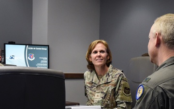 10th Air Force command team visits Tinker