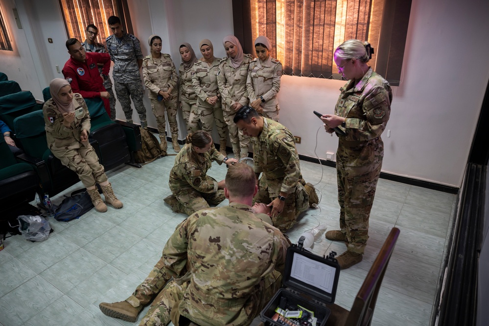 USAF AE Airmen share techniques, tactics and procedures with Egyptian partners