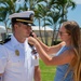 Pacific Missile Range Facility (PMRF), Barking Sands, Holds an advancement ceremony for Lt. j.g. Matthew Thurston.